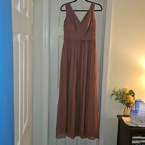 Mauve bridesmaid dress - size 10